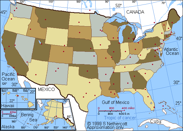 Image of USA map